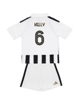Otroški Nogometna dresi replika Juventus Lloyd Kelly #6 Domači 2026-27 Kratek rokav (+ hlače)